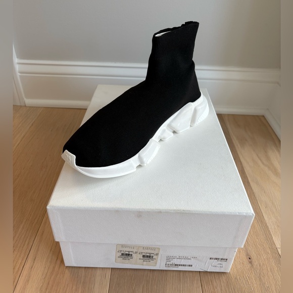NWT Men’s Balenciaga Sneaker Tess Gomma Maille Noir size 11 - Picture 3 of 7